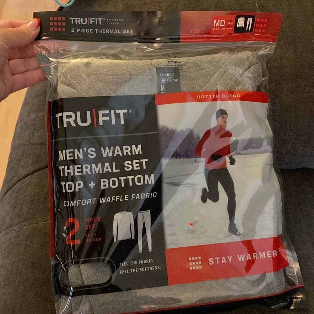 TRU | FIT Men’s top and bottom thermal set